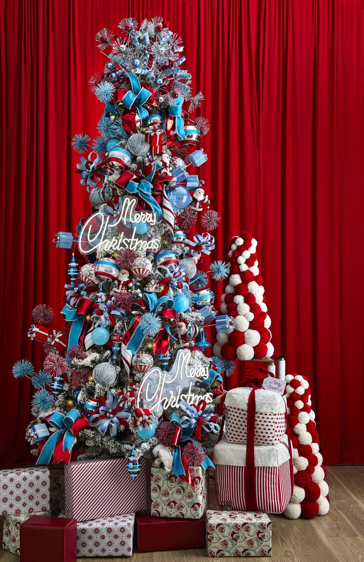 Neon Nostalgia designer tree