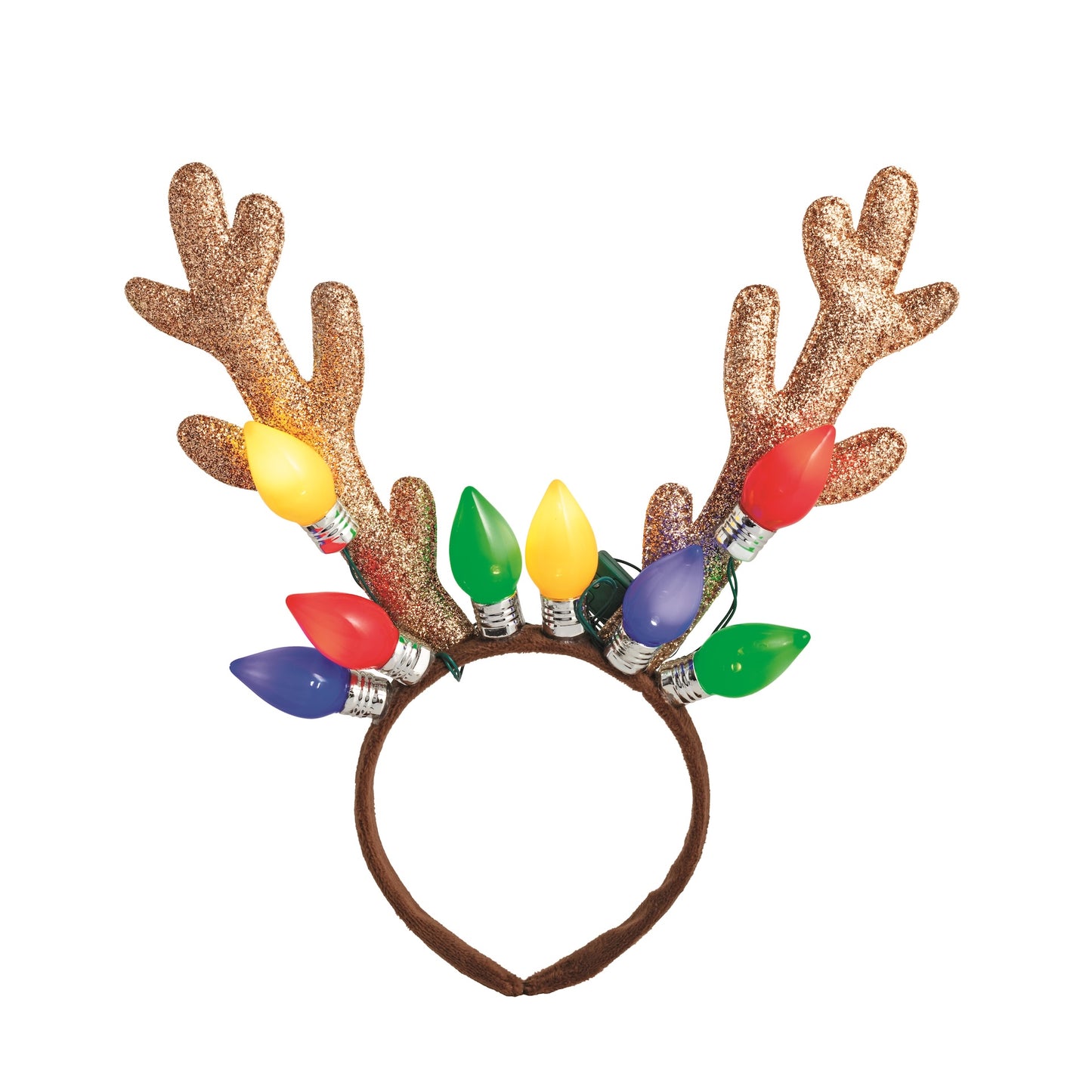 Gold Light-Up Bulb Headband