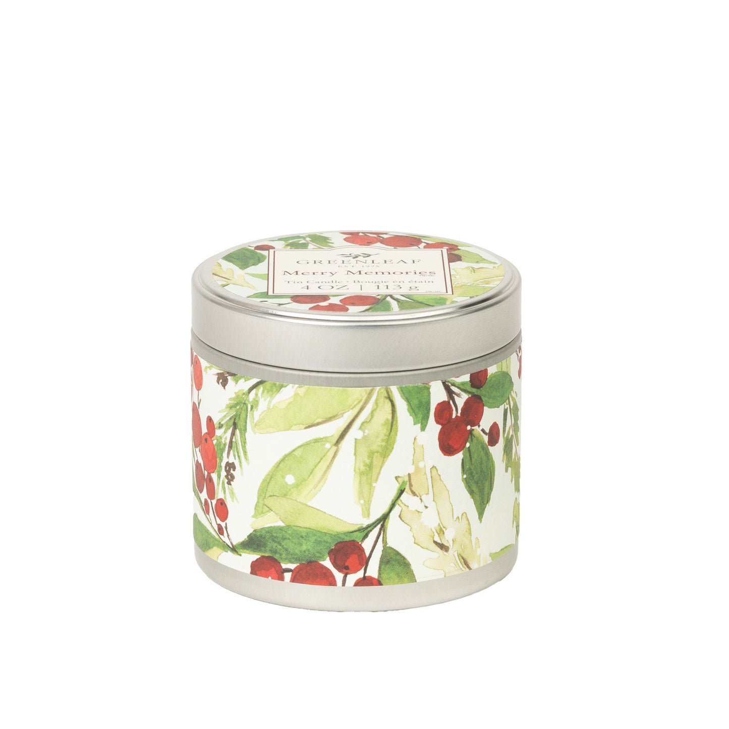Merry Memories Tin Candle 6 pack