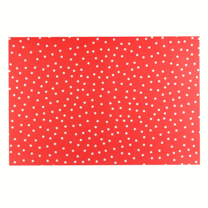 Red W/White Polka Dot Placemat