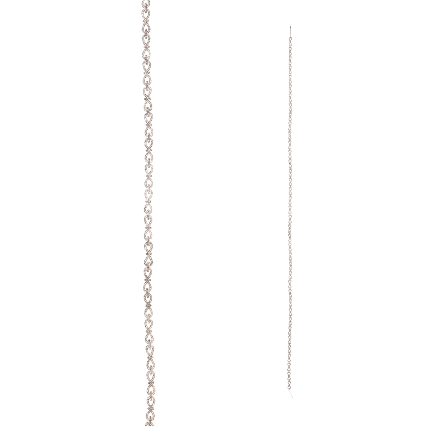 6' Silver Jewel Garland