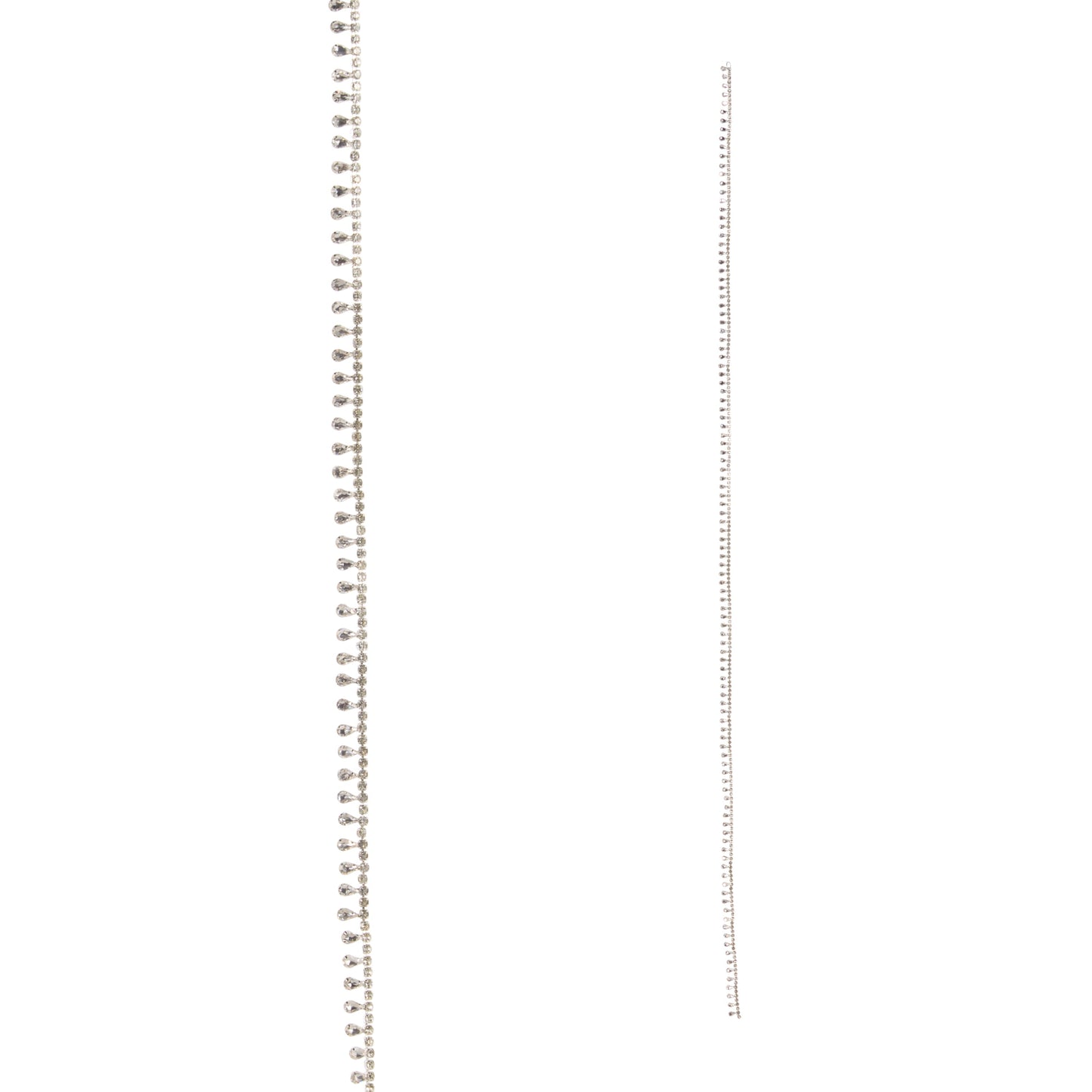 5' Silver Rhinestone and Jewel Garland