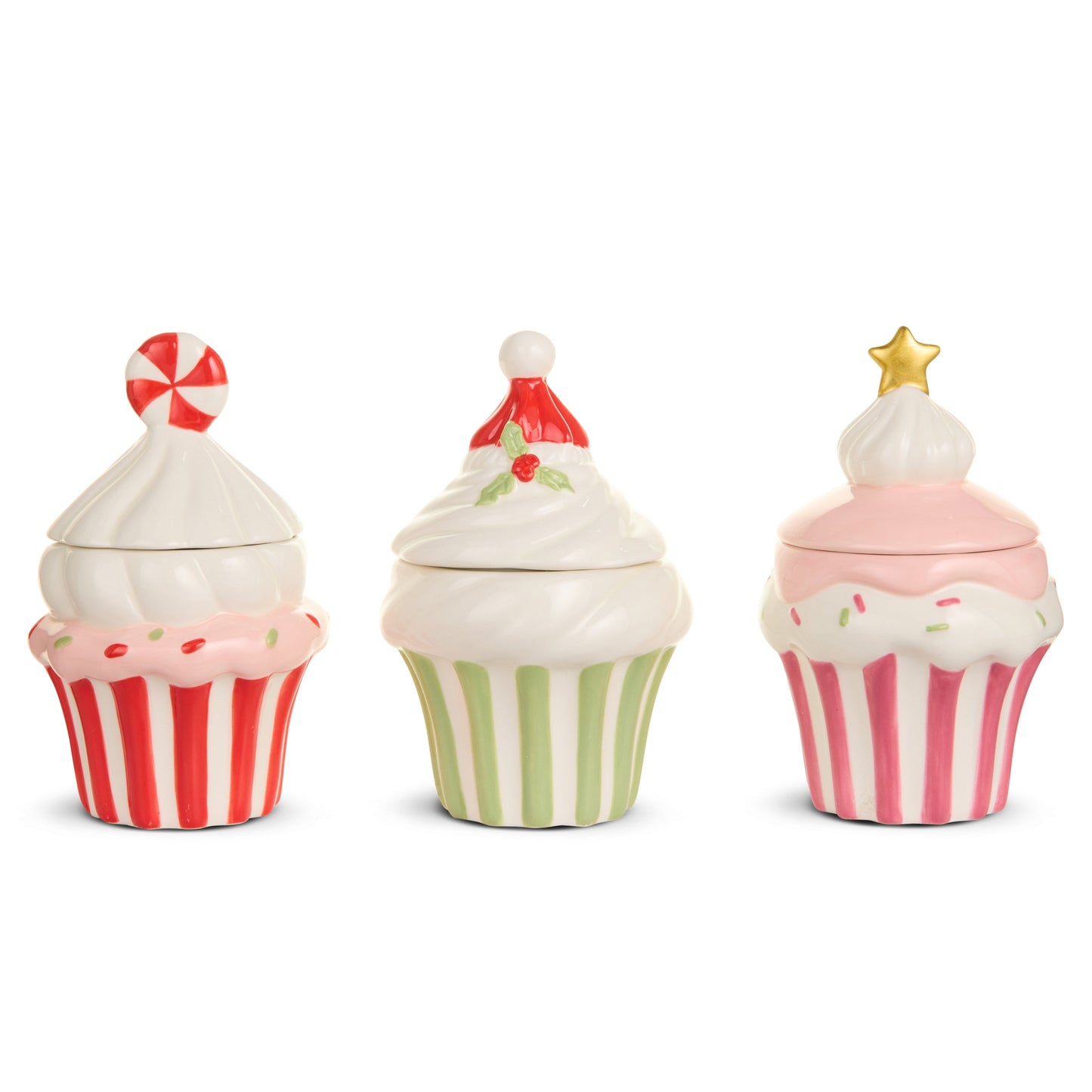 6" Cupcake Decorative Containers