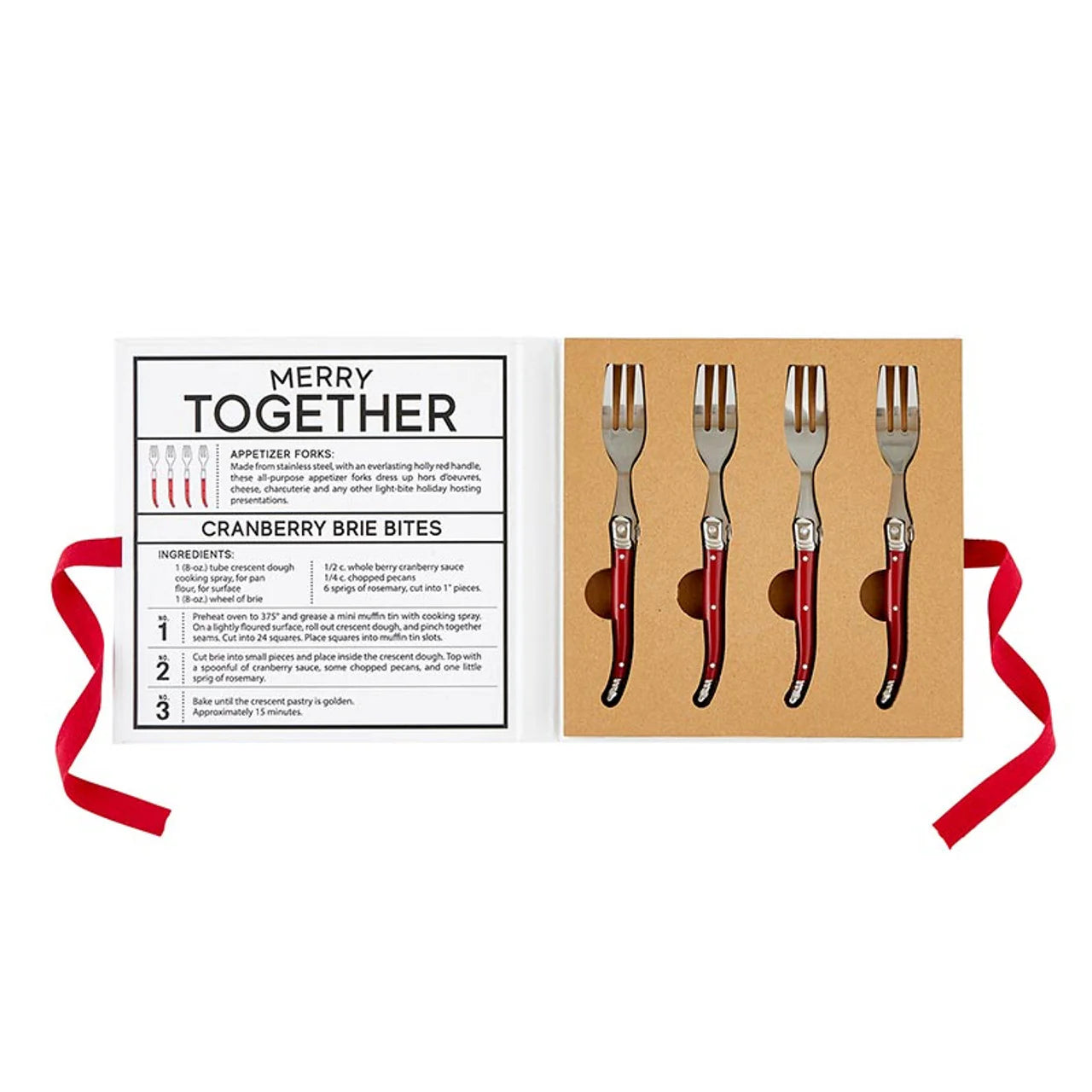 SBDS-Holiday Red Charcuterie Forks