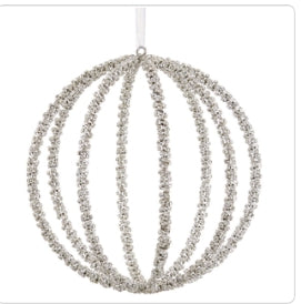 6" Diamond Ball Ornament SI