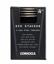 Matte Black Eco Stacker 4 Pack, 18oz per cup with Oklahoma Sooners Primary Mark
Laser Etched Logo