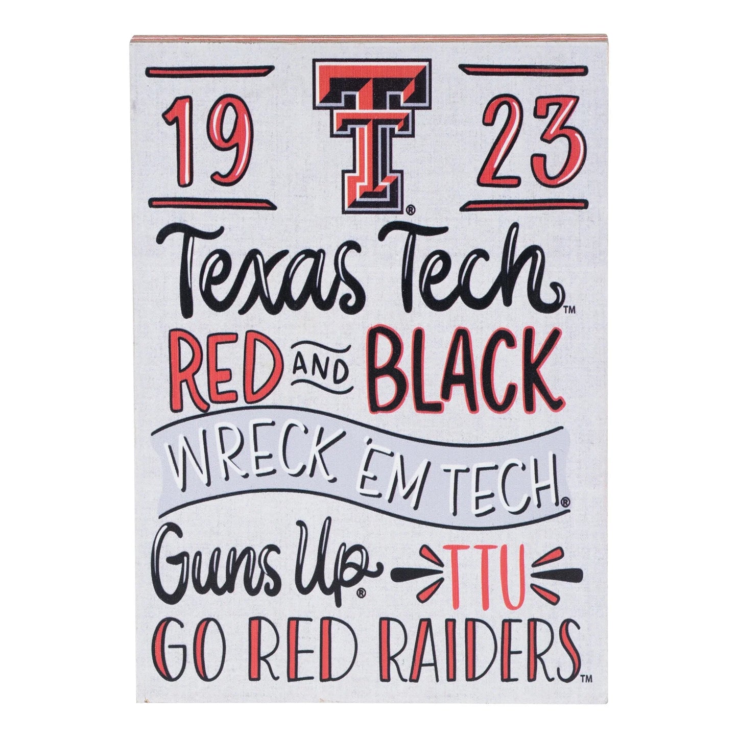 Texas Tech Spirit Block
