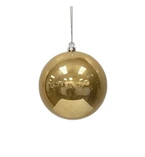 100Mm Pearl Seamless Ball Burnish Gold (Single)