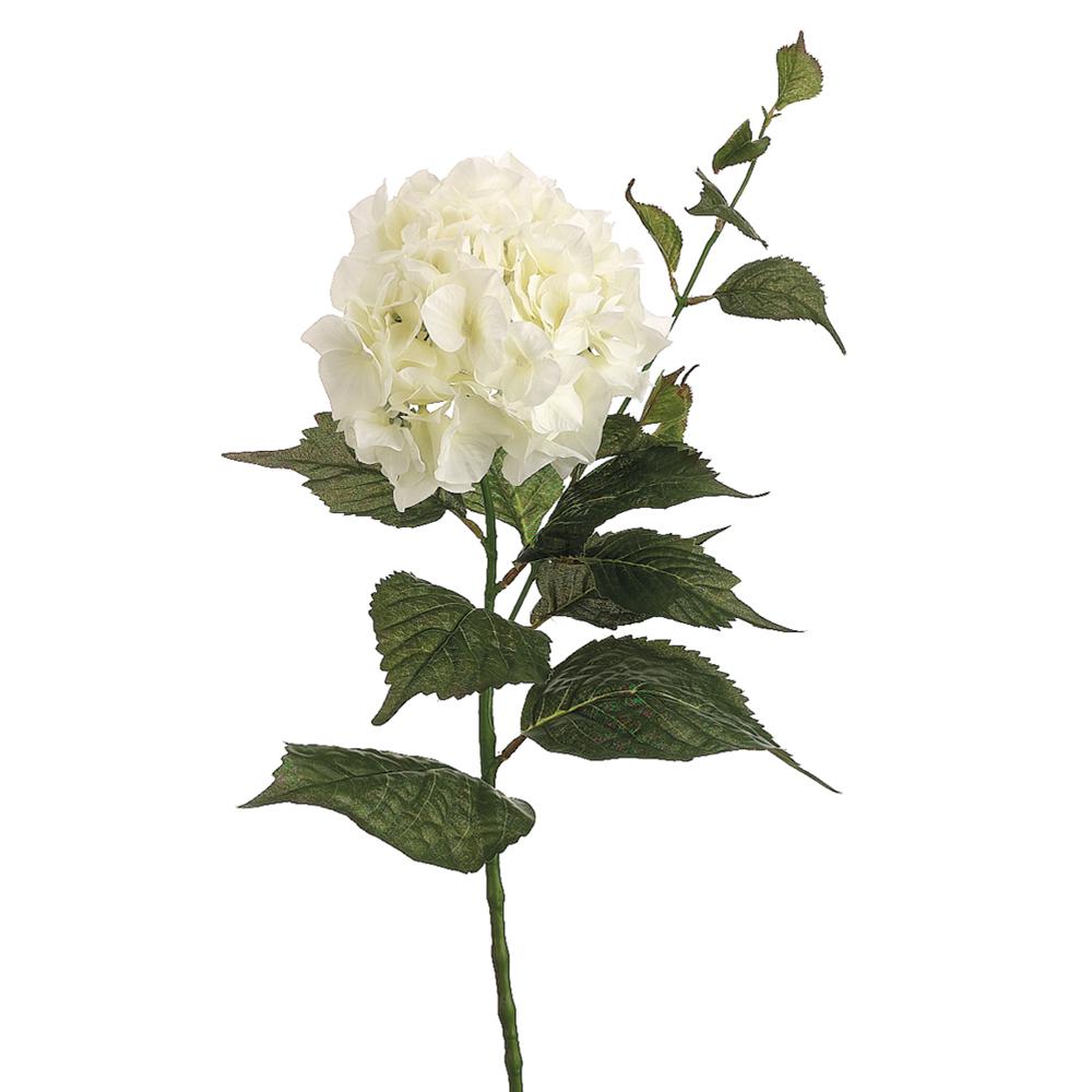 34" Hydrangea Spray Cream