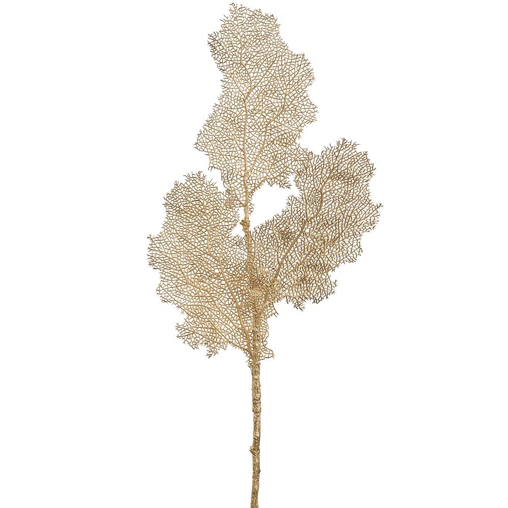 32" Metallic Coral Spray Gold