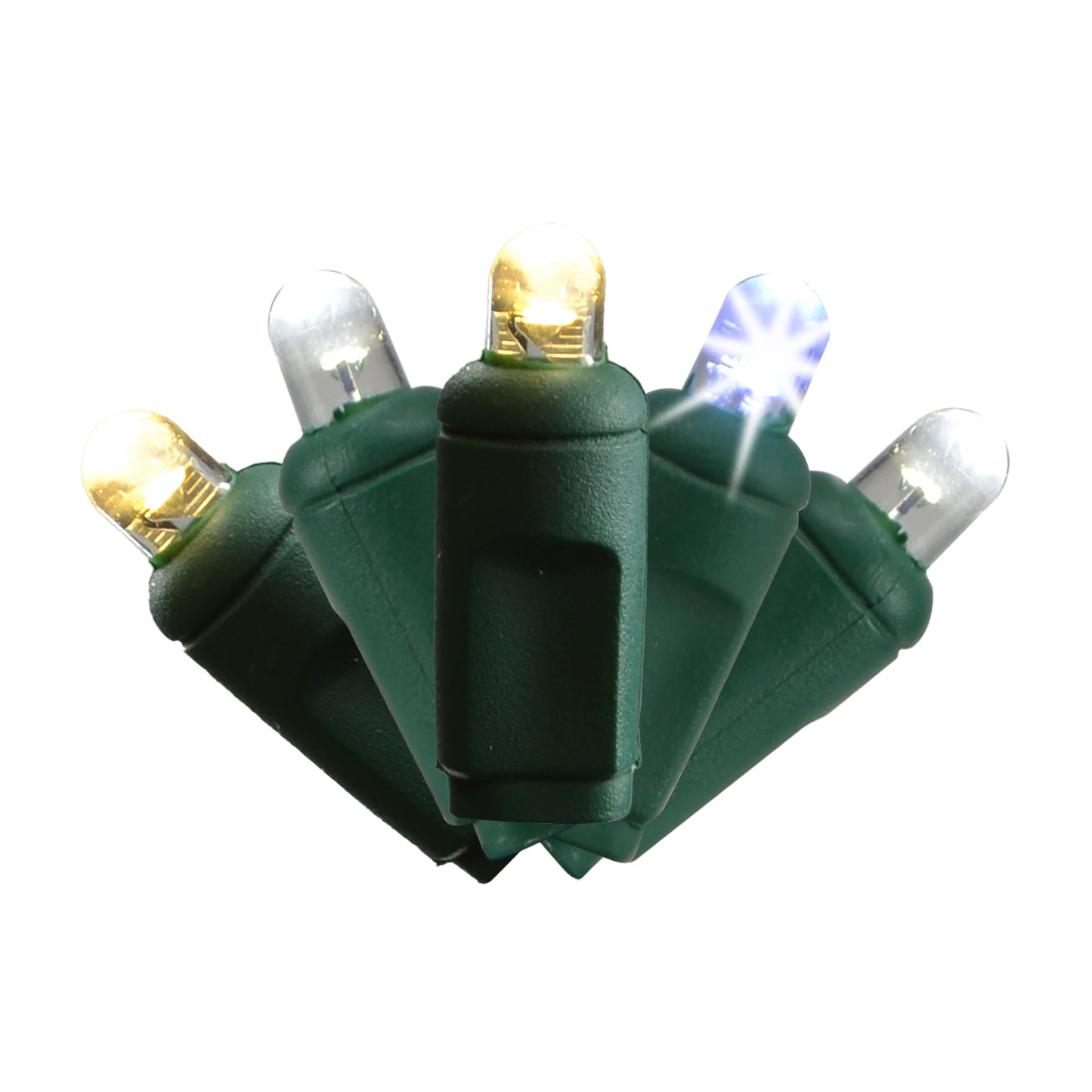 5MM CONVEX LED 50 Light Set 6" Spacing -WPCS6