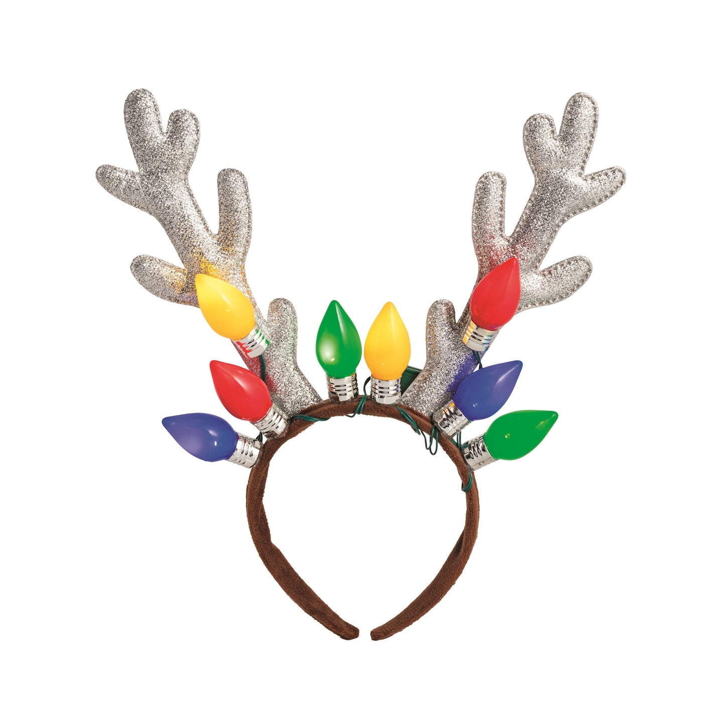 Silver Light-Up  Bulb Headband
