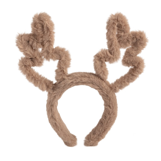 Reindeer Fuzzy Christmas Headband