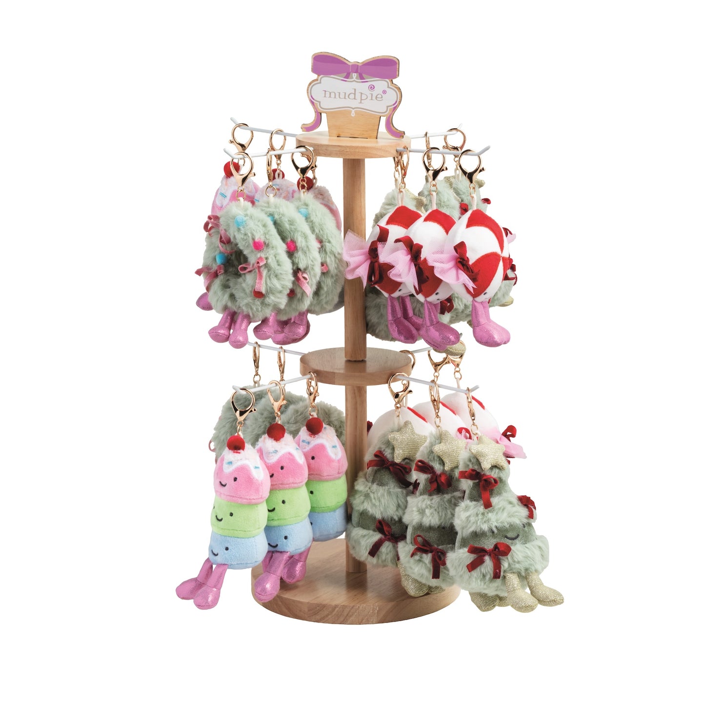 WREATH PLUSH BAG CHARM
