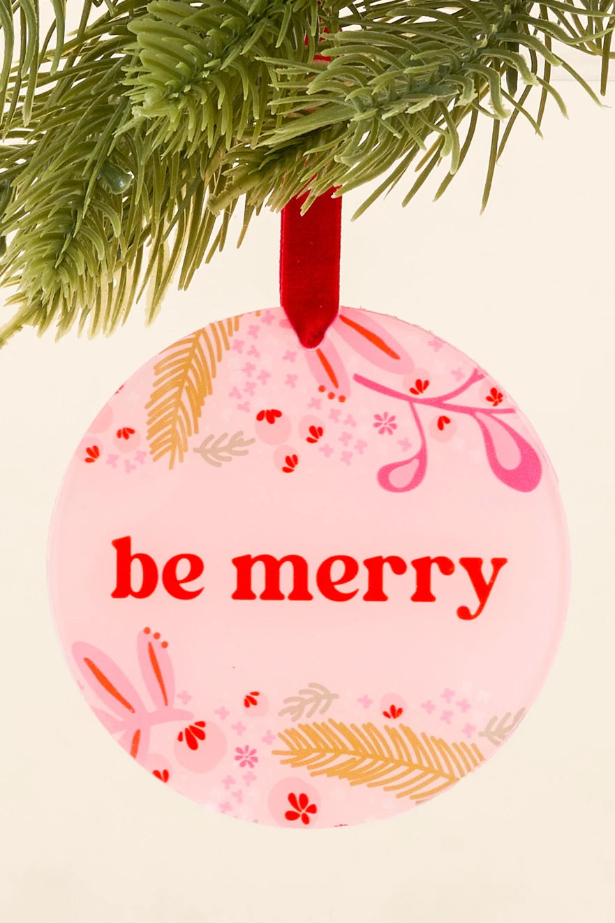 Tree Ornament-Be Merry