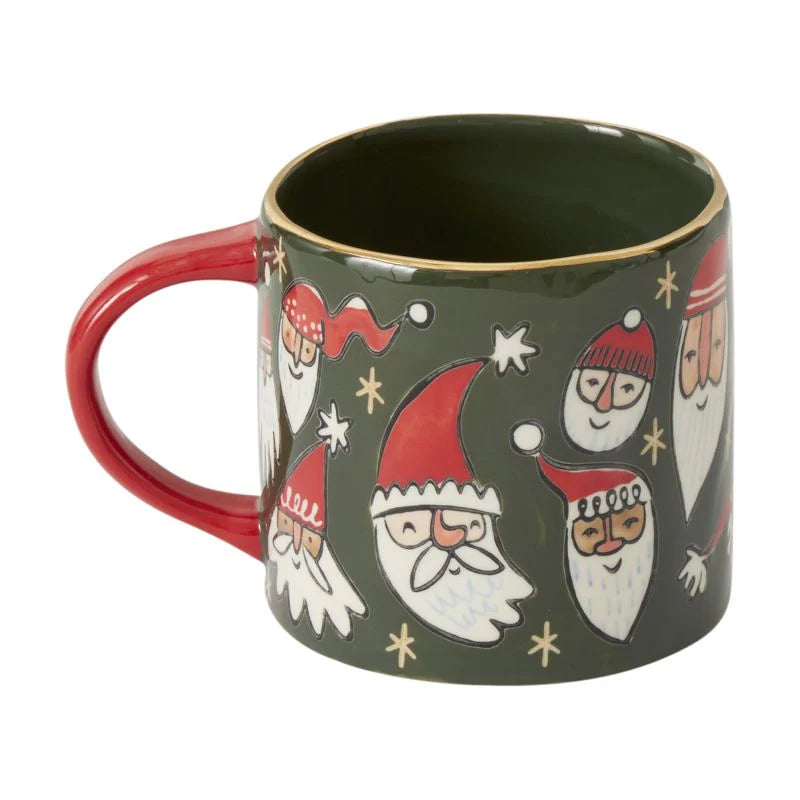 Silly Santas Mug 3.5"X 5"X 3.25