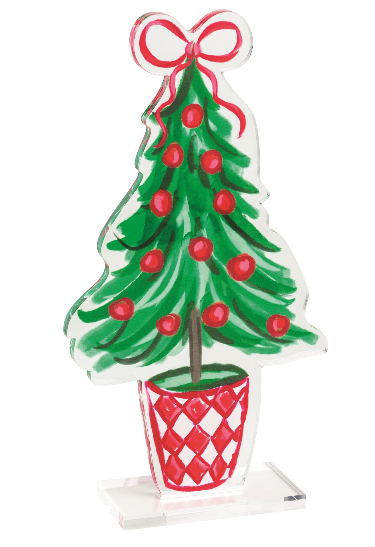 Large Topiary Acrylic Sitter