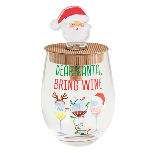 Bring Wine  Glass & Stopper Set