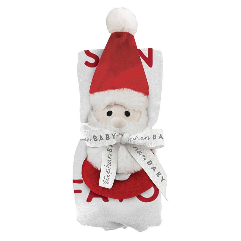 Swaddle+Rattle - Santa's Fav