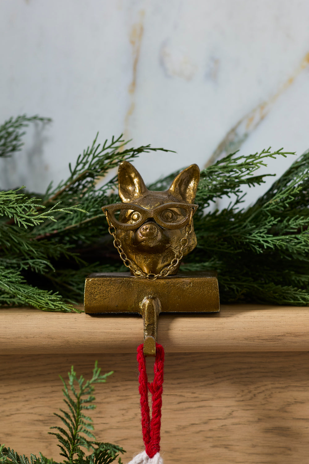 2.75"X7.75" E+E STOCKING HOLDER FOX