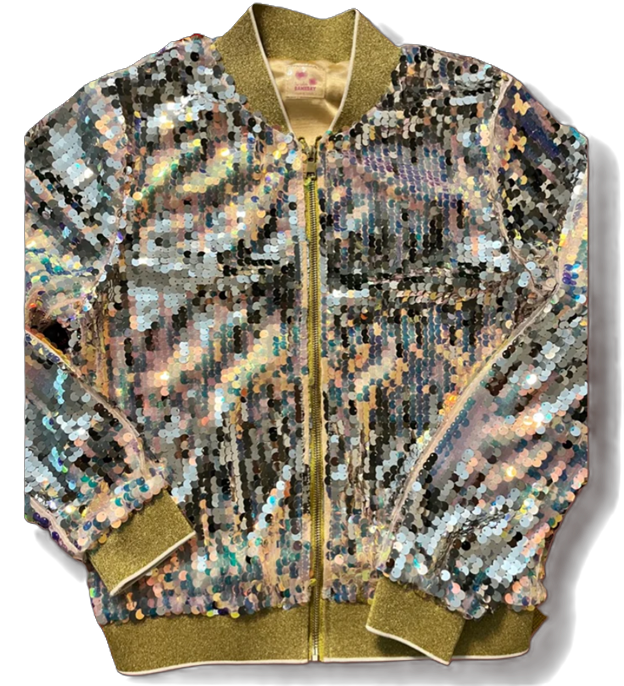 Girls Just Want to Have Fun Sequin Jacket Large