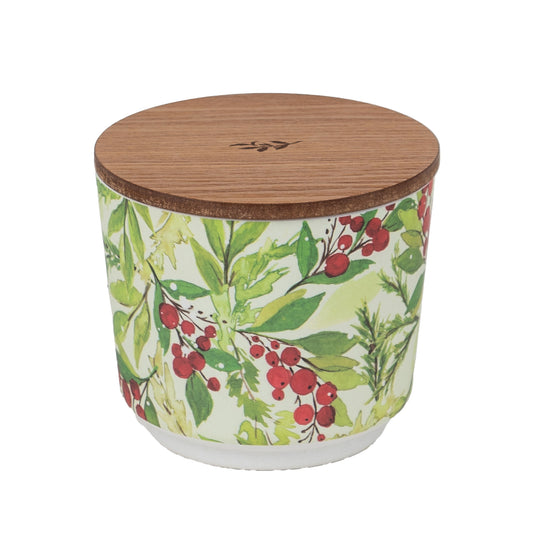 Patterned 3 Wick Candle-Merry Memories