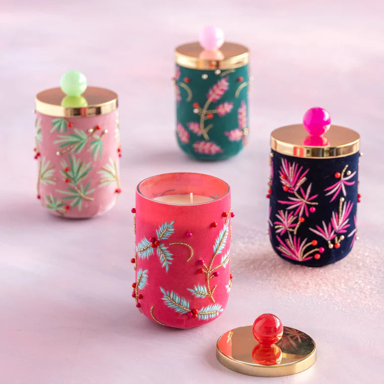 Ballerina Candle Couturier, Embroided & Beade