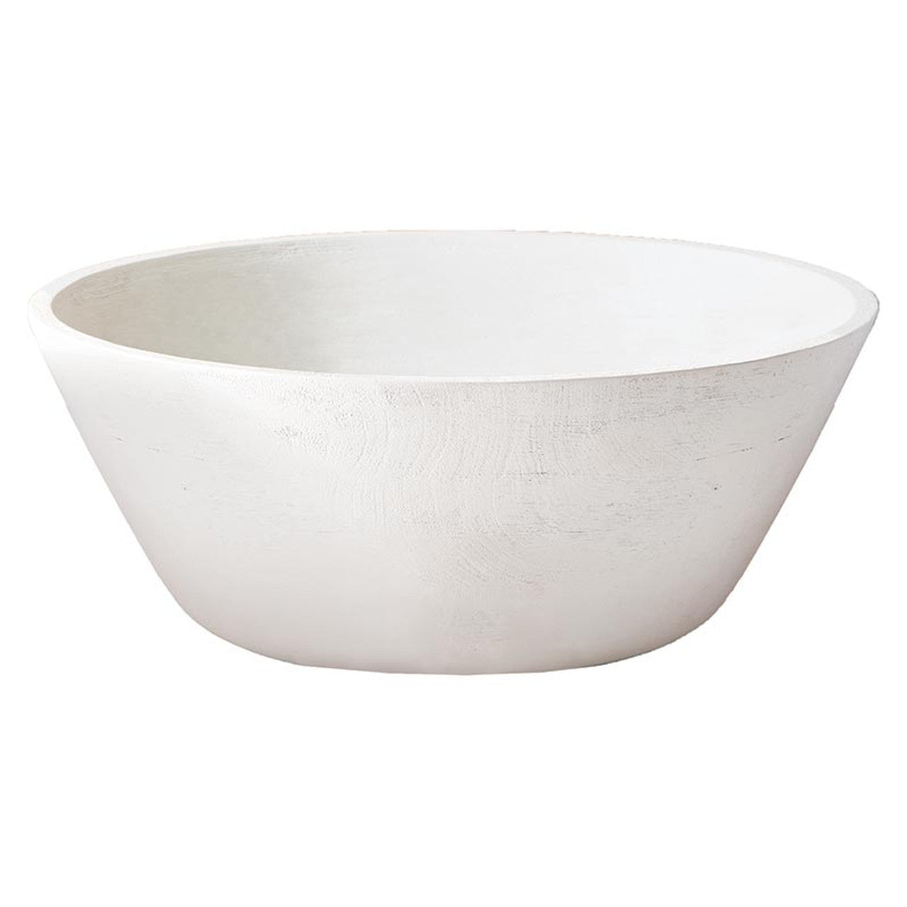 F2F-15"Dia WhiteWoodBowl