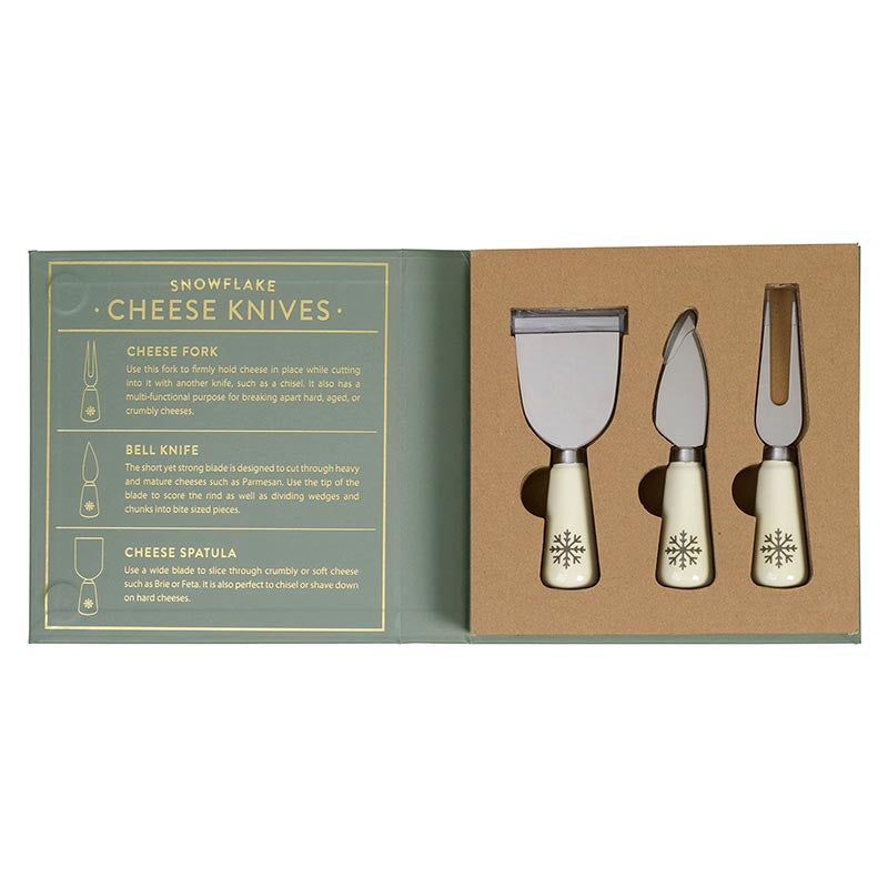 Cheese Knives Set - Snowflake