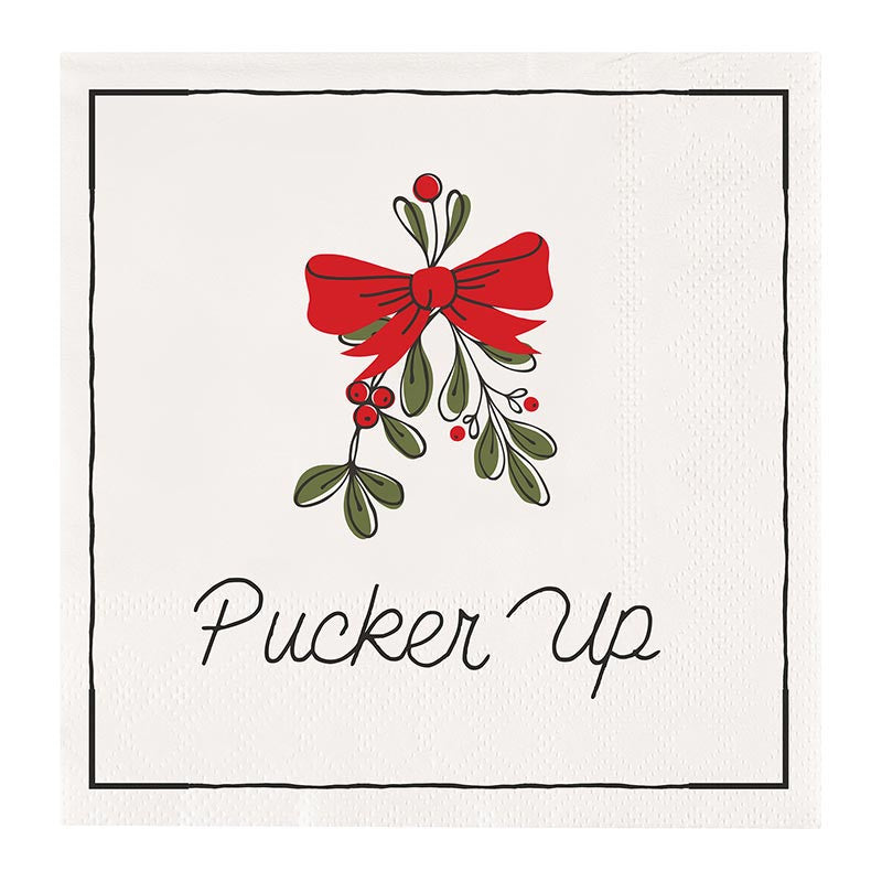 Beverage Napkin-Pucker Up