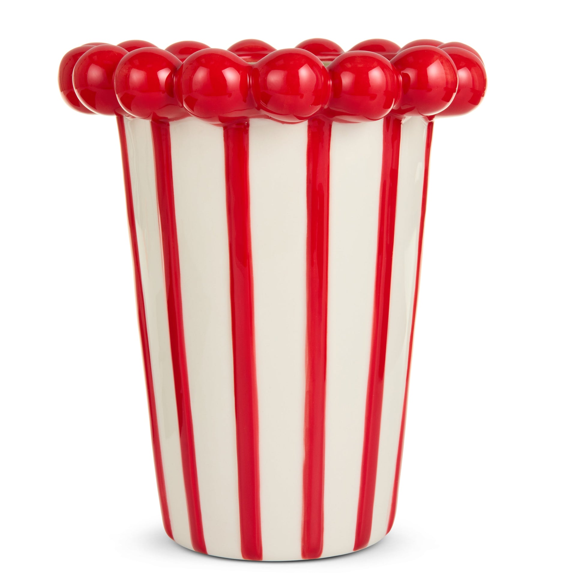 9" Striped Ball Planter
