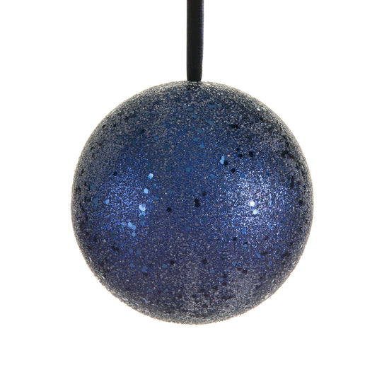 6" Blue Ball Ornament