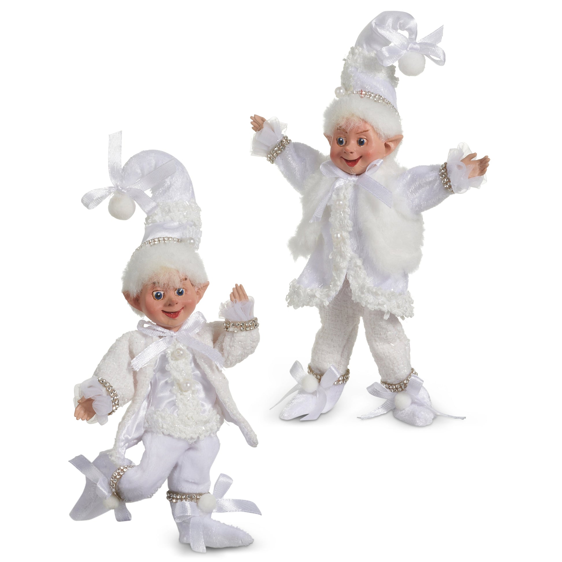 6" Northern Lights Elf Ornaments