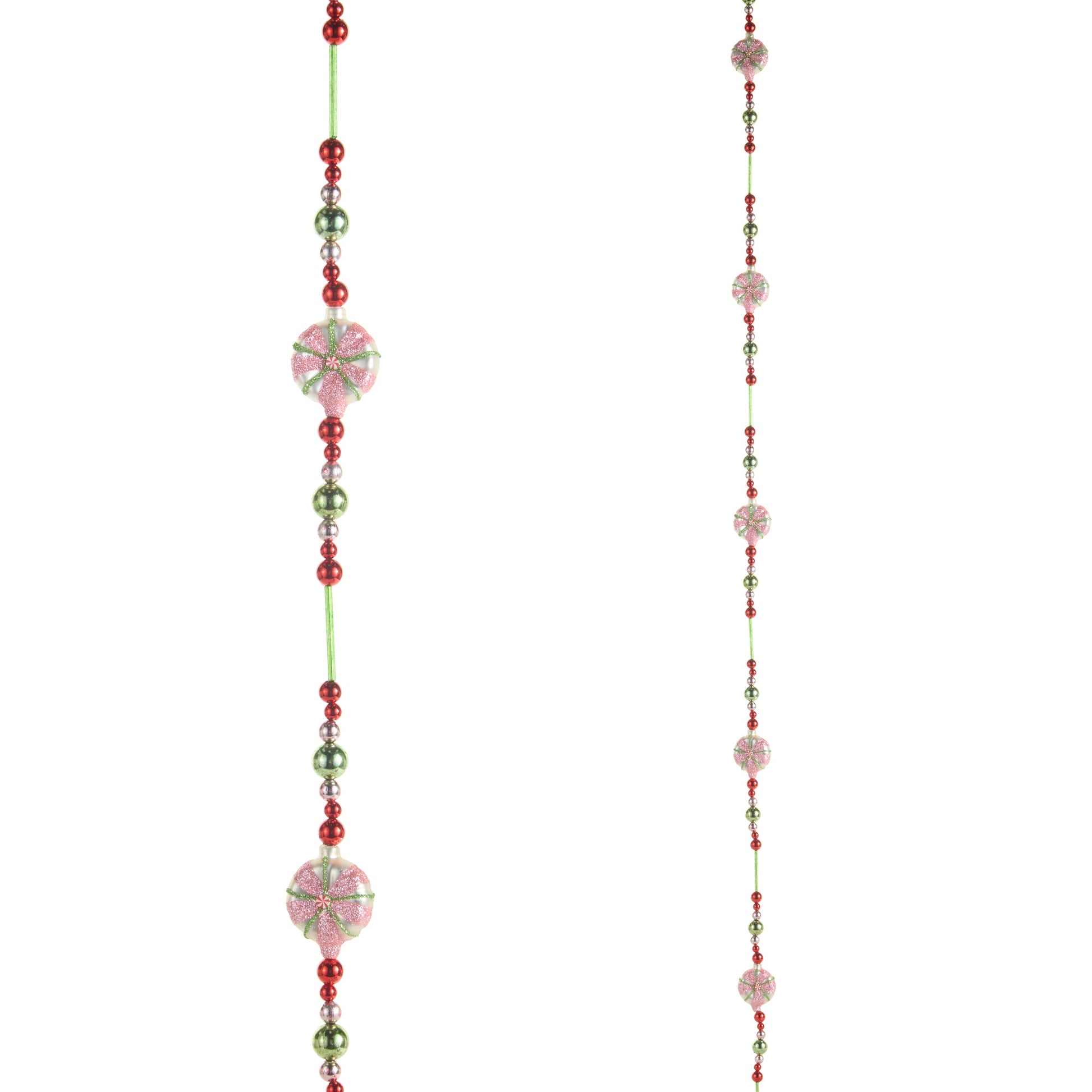 6' Bead and Peppermint Garland