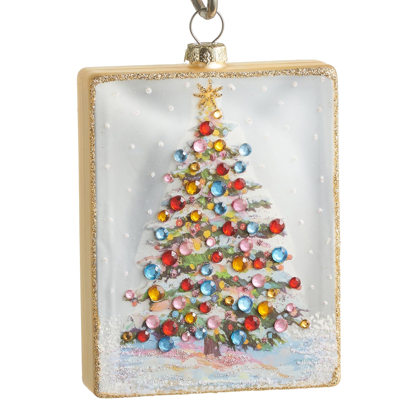 4.25" Sugarplum Tree Rectangle Ornament