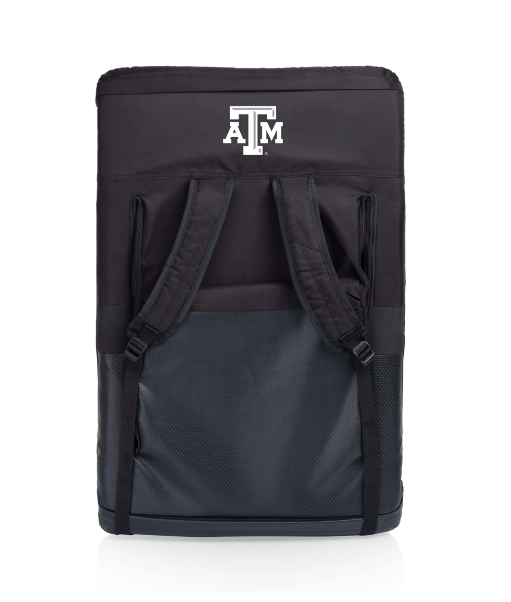 Texas A&M Aggies - Ventura Portable Reclining Stadium Seat, (Black)