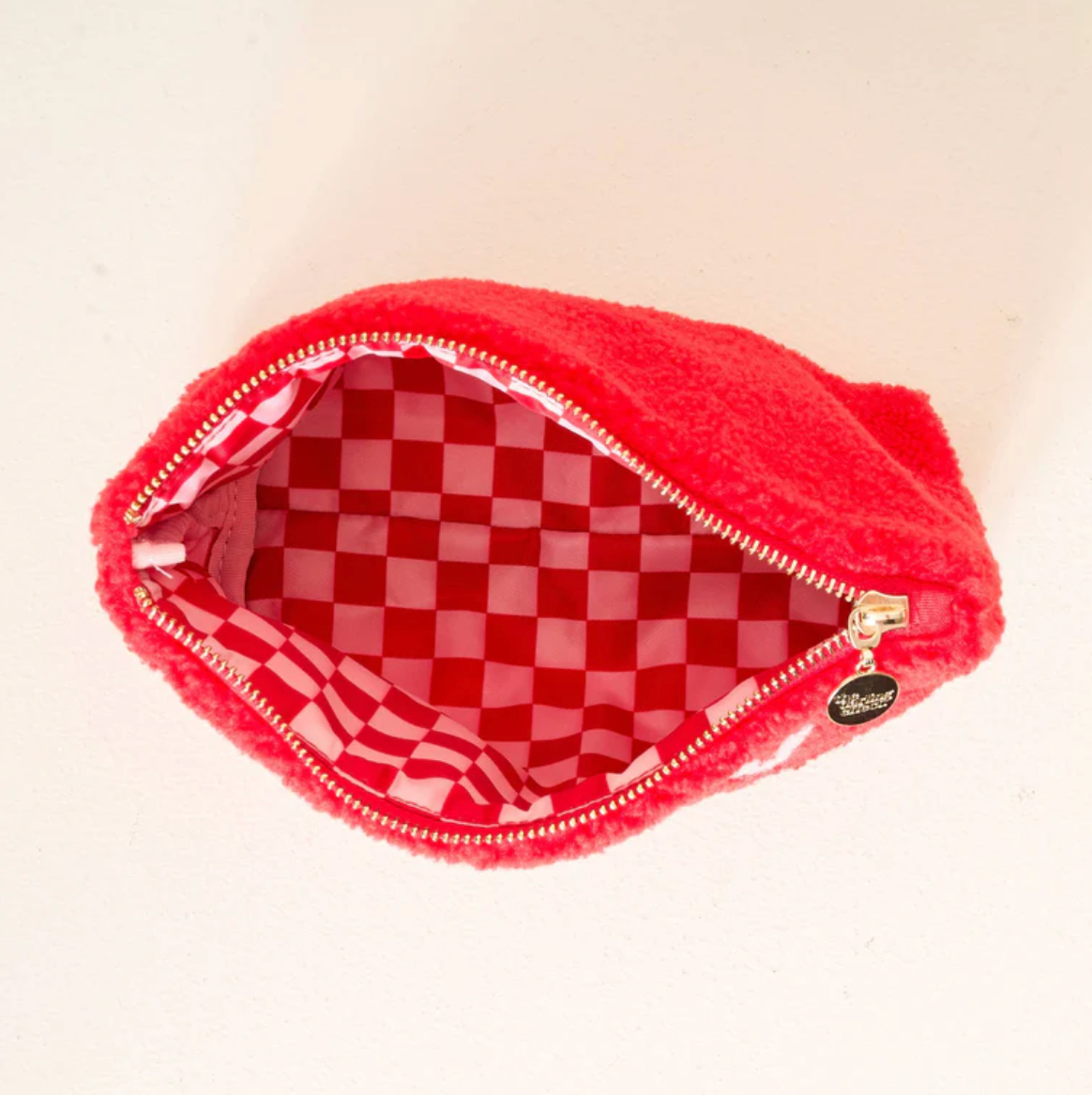 Teddy Pouch-Holly Jolly