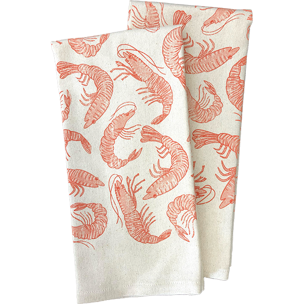 Shrimp Pattern - Kitchen Towel