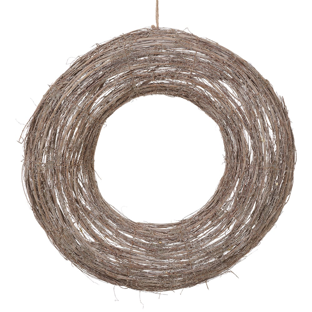 17" Iced Twig Wreath WW