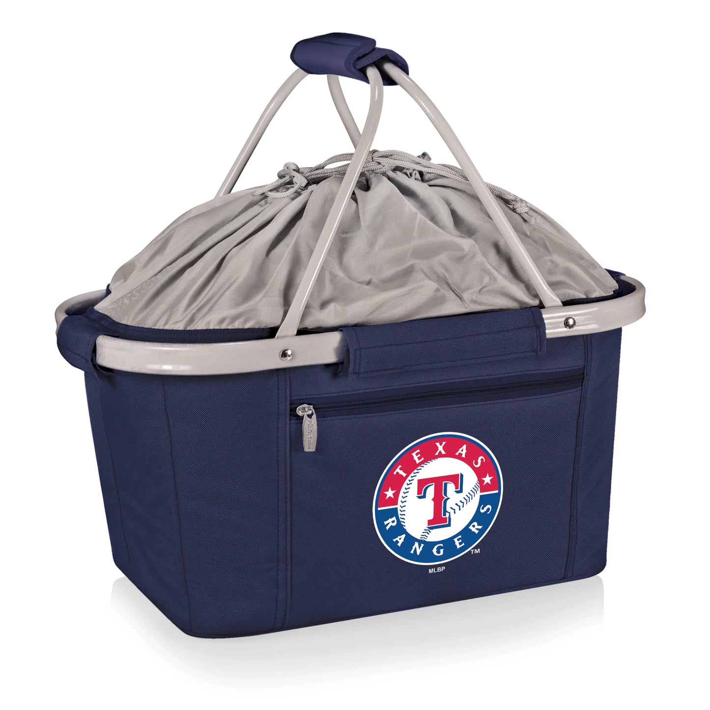 Texas Rangers - Metro Basket Collapsible Cooler Tote, (Navy Blue)
