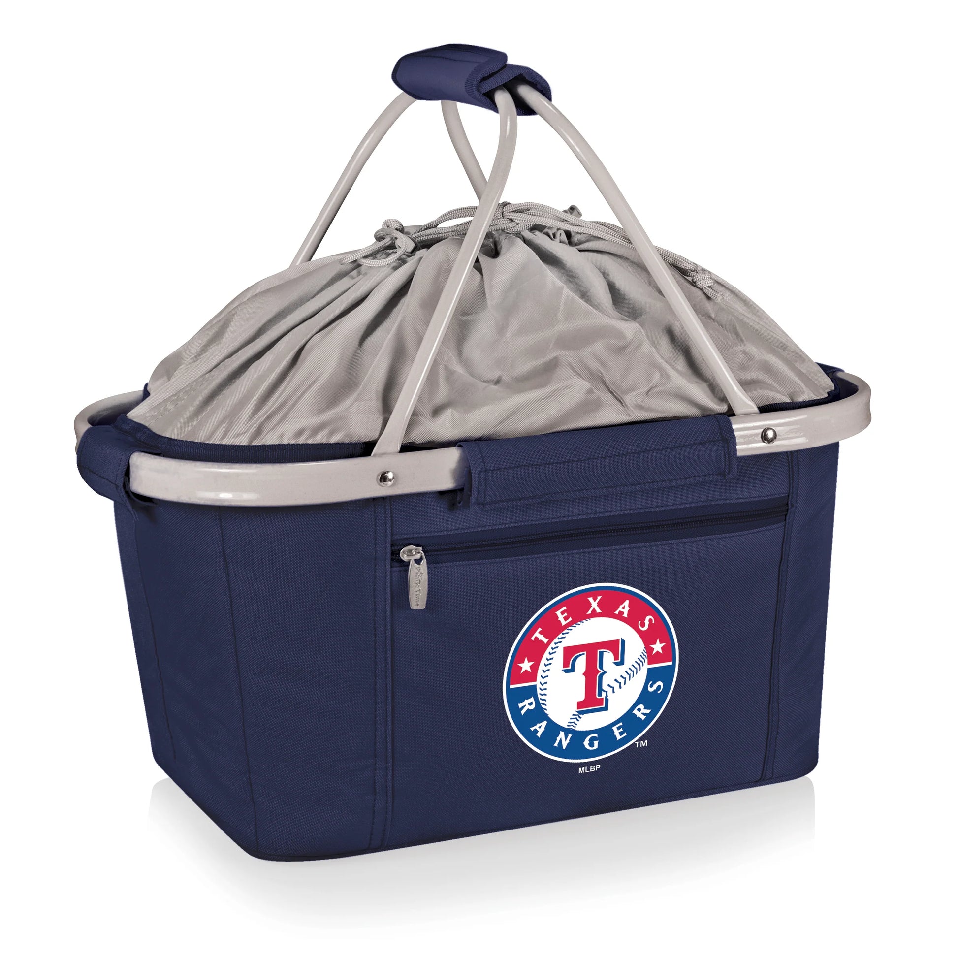 Texas Rangers - Metro Basket Collapsible Cooler Tote, (Navy Blue)