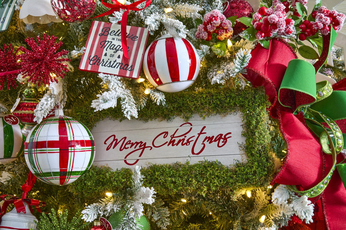 Merry & Bright designer tree collection