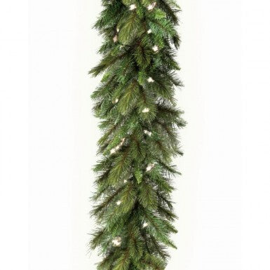 24"X 9' LED Belgium Deluxe Garland 300T 200L"