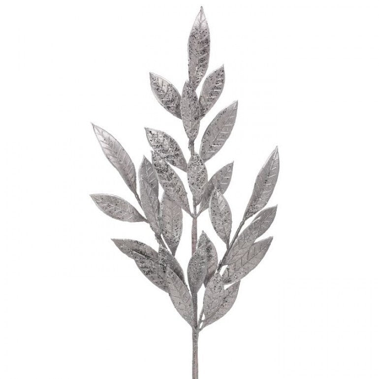 25" Glitter/Mica Laurel Spray