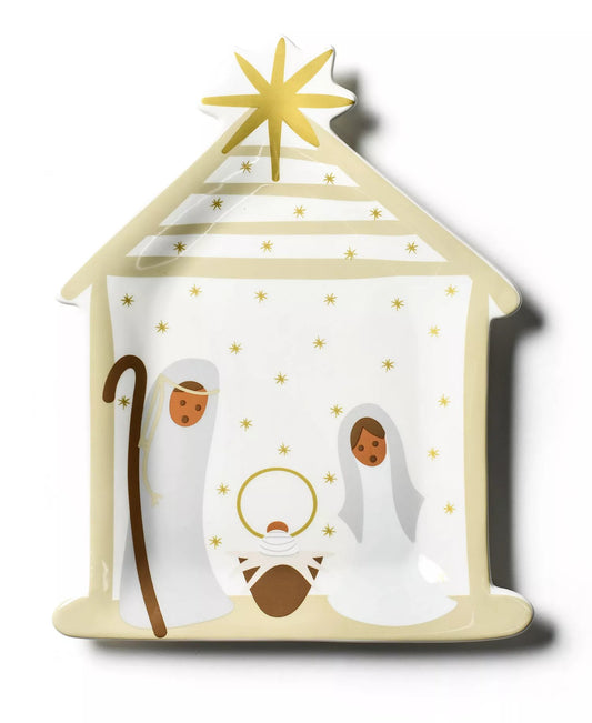 Nativity 12 Shaped Platter