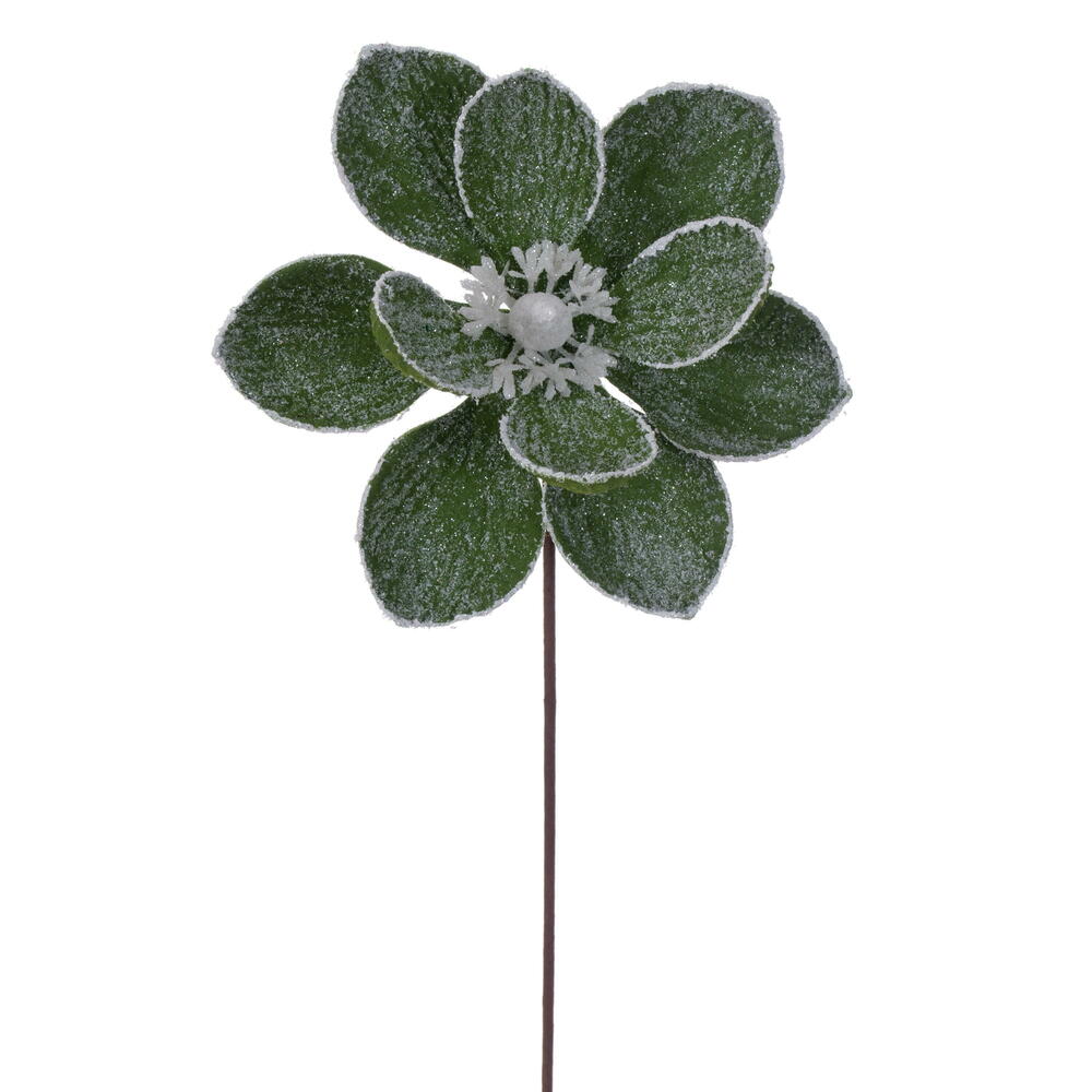 23" Green Magnolia Stem