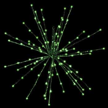 LED 24" 3D Radiant Blast- Green/Green