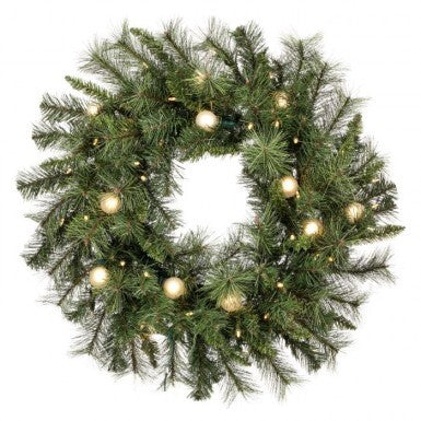 30" LED Twinkle Belgium Wreath