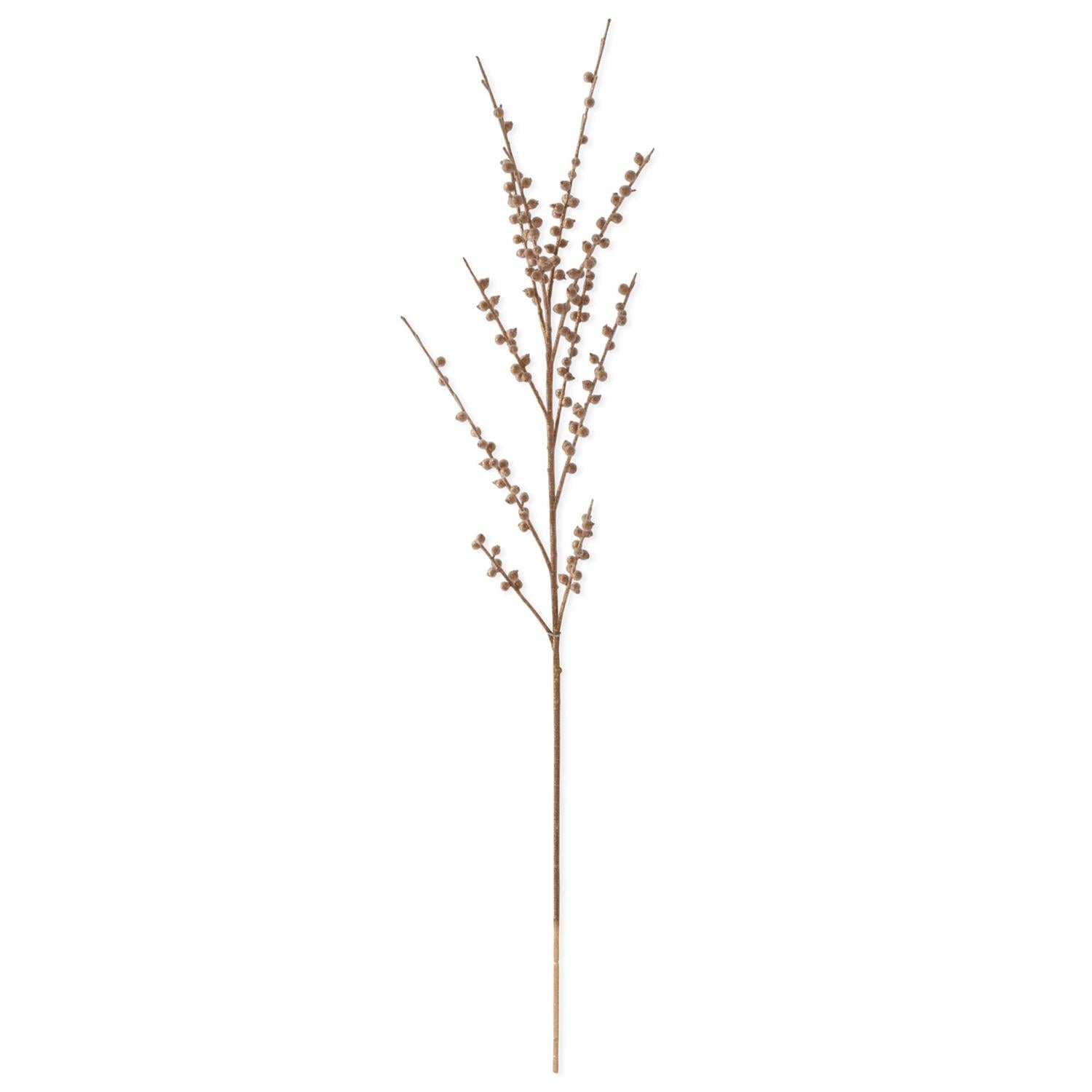 47 Inch Gold Beaded Berry Stem