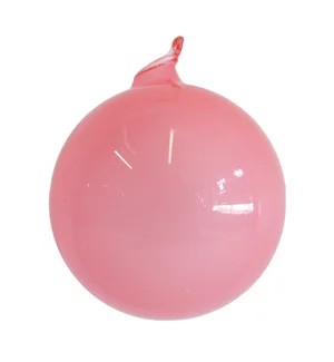 150Mm Ornament Bubblegum Glass Ball Light Pink